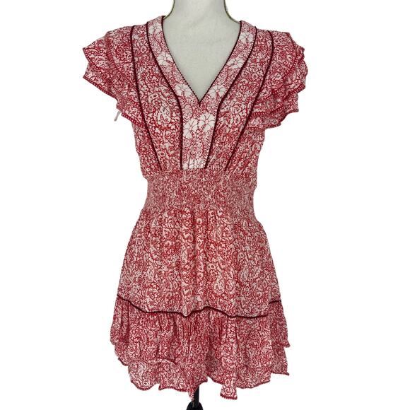 Poupette St. Barth Camila Ruffled Mini Dress - Picture 6 of 12